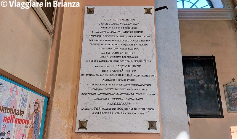 L'incoronazione della Madonna Bella del Santuario della Madonna dei Miracoli