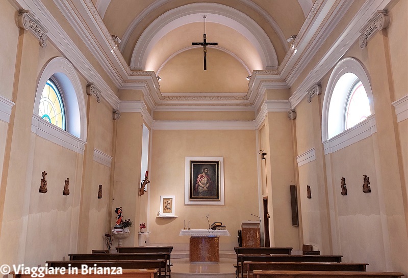L'interno della Chiesa di San Salvatore a Seregno