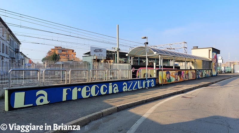 I murales della Freccia Azzurra di Gianni Rodari