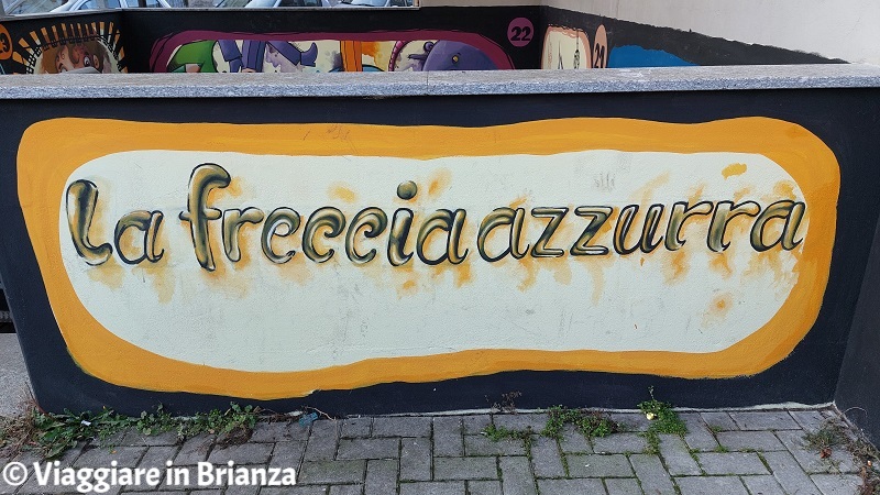 I murales di Seregno: la Freccia Azzurra