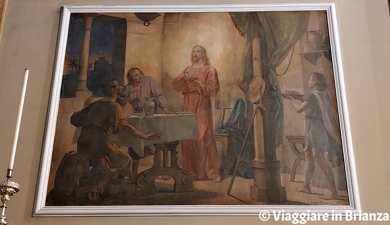 La cena di Emmaus di Luigi Morgari del 1896