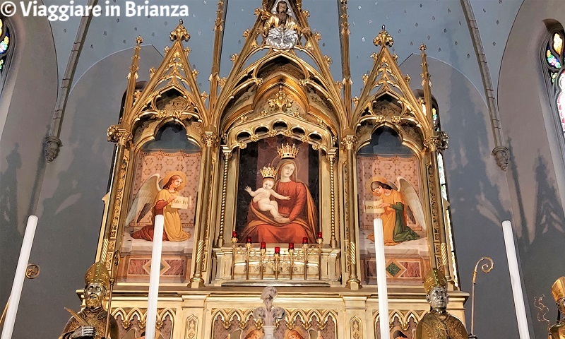 L'altare maggiore di Santa Valeria