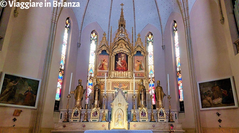 Santa Valeria, Seregno: l'altare maggiore
