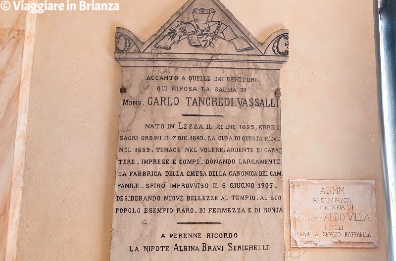 Carlo Tancredi Vassalli a Macherio