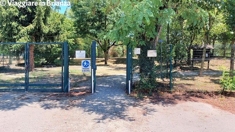 L'ingresso dell'Oasi Belvedere a Sovico