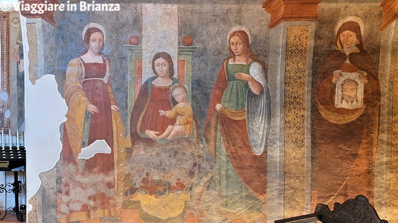 Santa Caterina, la Veronica, la Maddalena, la Madonna col Bambino