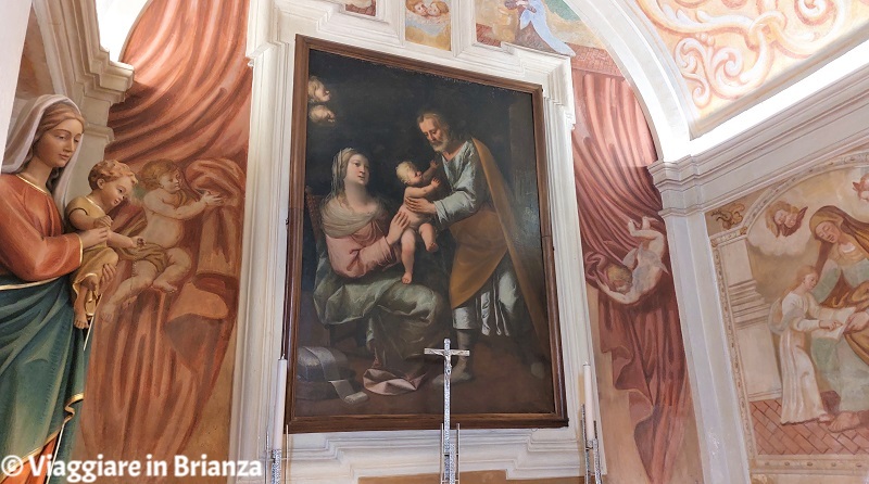 Santuario di San Damiano, la tela della Sacra Famiglia