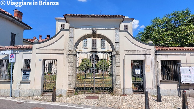 L'ingresso di Villa Caglio