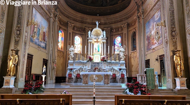 L'interno della chiesa di Vighizzolo