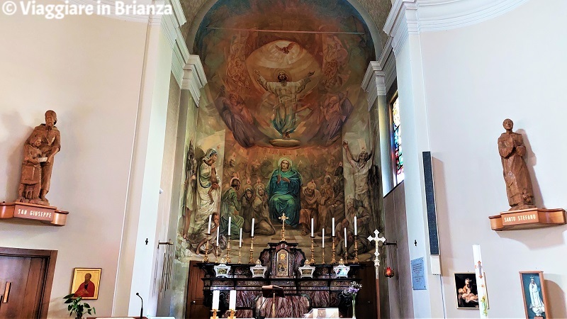 L'abside della chiesa di Birone