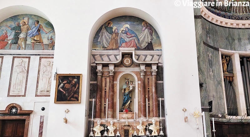 Giussano, basilica: l'altare della Madonna