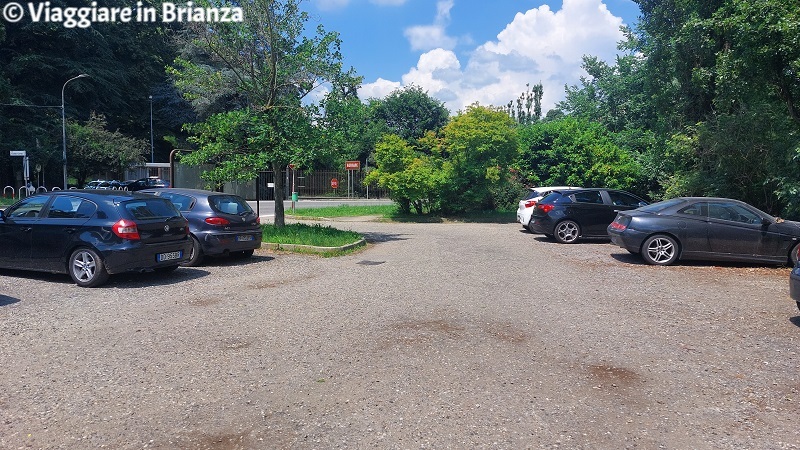 Il parcheggio di Albiate per la ciclopedonale del Lambro