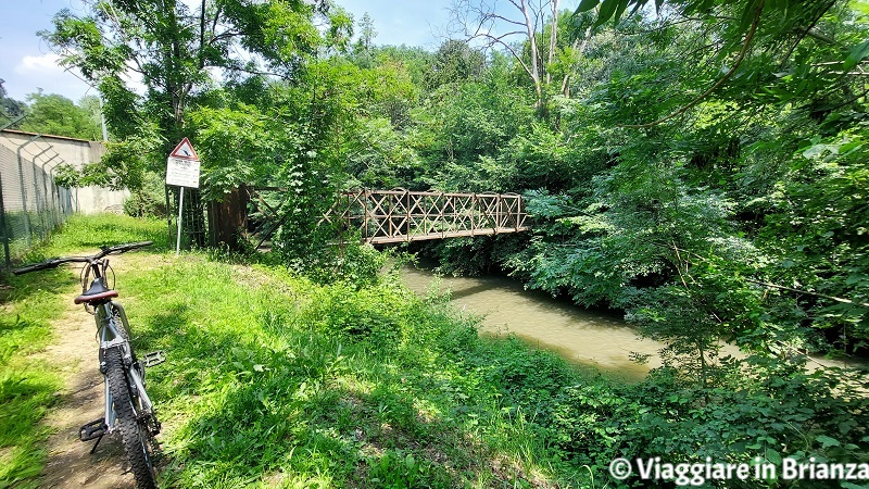 La passerella sul Lambro a Giussano