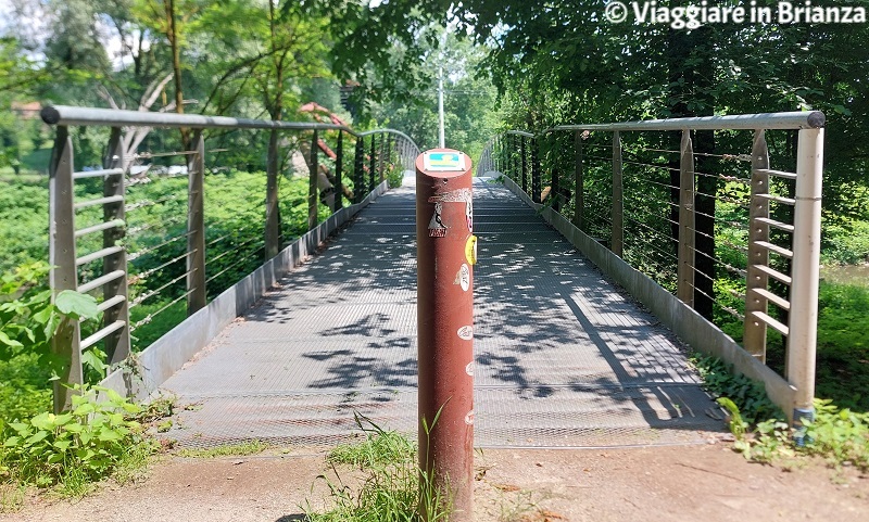 Il ponte sul fiume Lambro