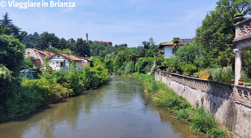 La vista dal ponte di Agliate