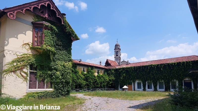 Il cortile di Villa Casana