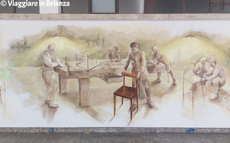 Cosa fare a Cabiate, il murales della Scuola d'Arte