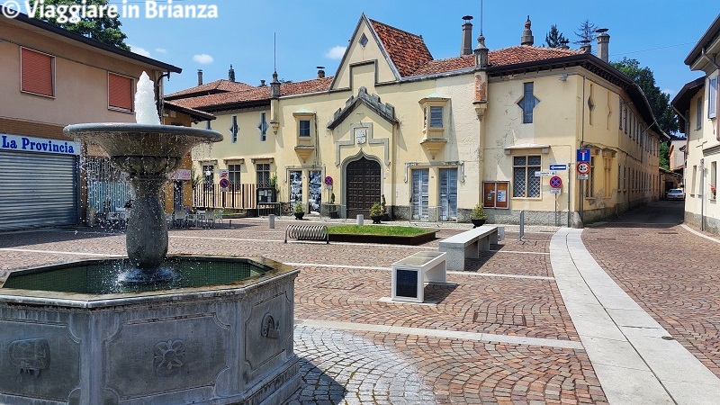 Piazza Umberto a Novedrate