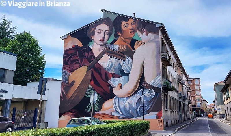 Seregno, il murale I Musici di Caravaggio