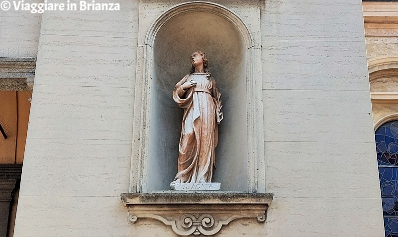 La statua di Sant'Agata