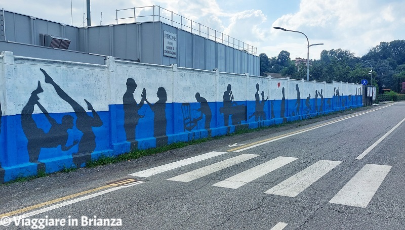 Cosa fare a Cabiate, il murales Ombre Cabiatesi