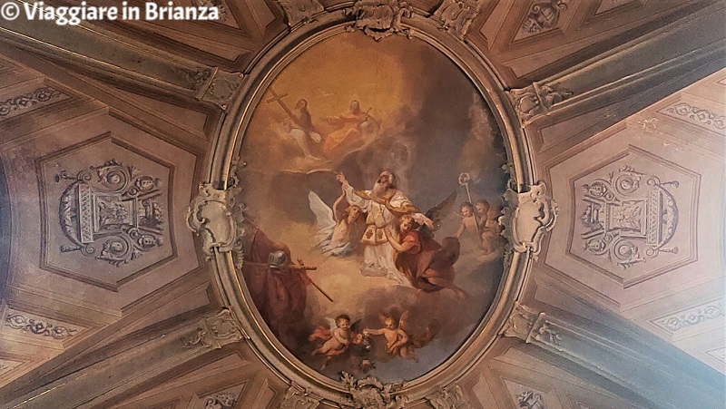 Orsenigo, chiesa: la Gloria di San Martino