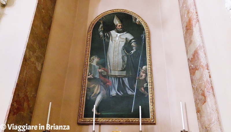La tela di Sant'Ambrogio nella chiesa di Inverigo