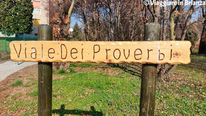 Besana, il Viale dei Proverbi