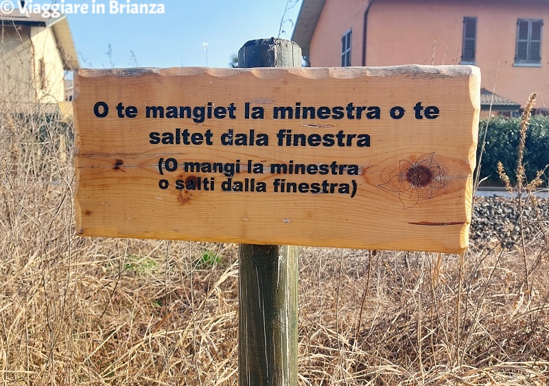 Villa Raverio, il Viale dei Proverbi