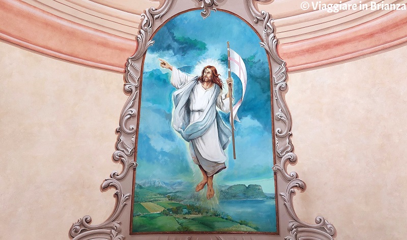 Il Cristo risorto all'Oratorio di San Cassiano