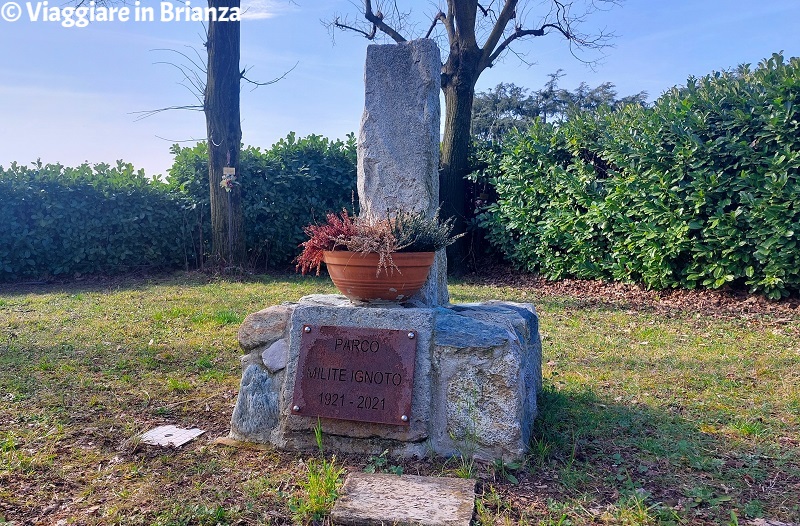 Il Parco Milite Ignoto a Vergo Zoccorino